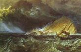 Turner - Тhe Mew Stone at the Entrance of Plymouth Sound, /1814/ - Watercolour on paper
